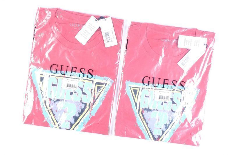 ПРОМО GUESS- М/L/XL- Оригинална мъжка червена тениска