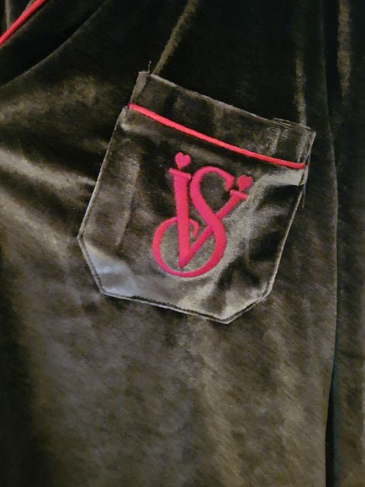 Зелена плюшена пижама Victoria's Secret L-XL