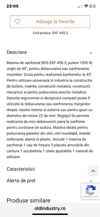 Masina de sanfrenat si gaurit ekf 450 350