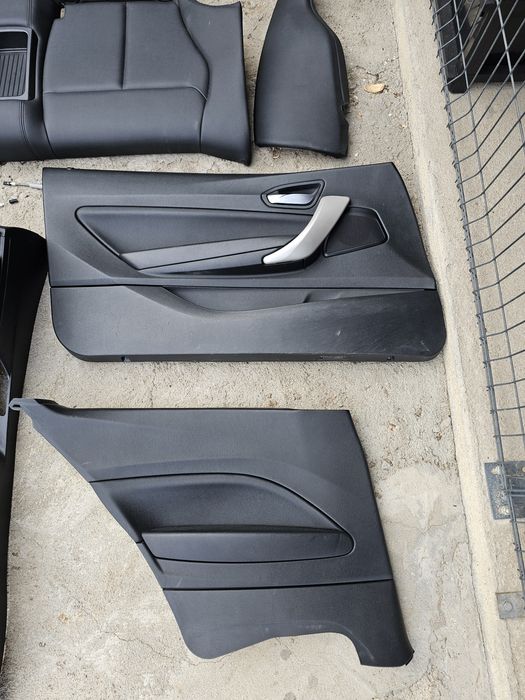 Черни кожени седалки за BMW F22 F21 F30 като нови салон комплект