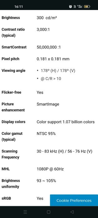 Phillips Brilliance 328P6V-32inch-4k
