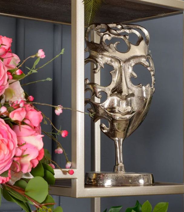 Masca metalica decorativa