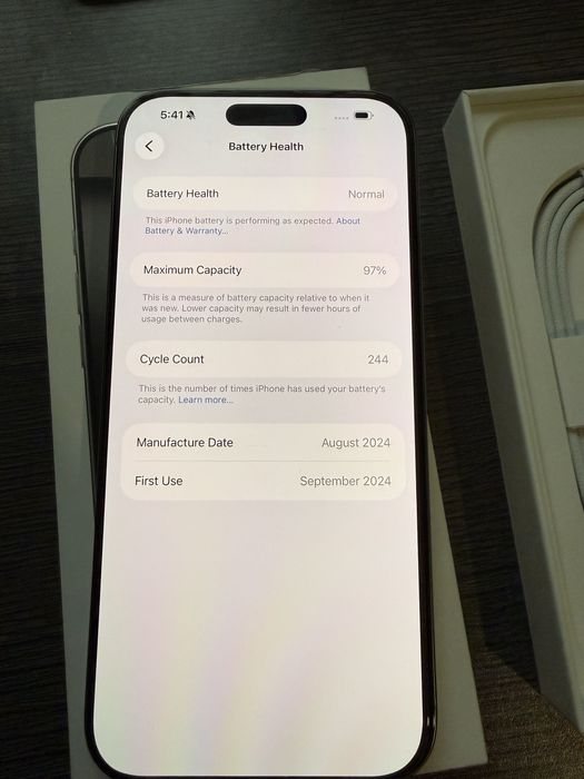 Iphone 16 pro max 256gb 97%
