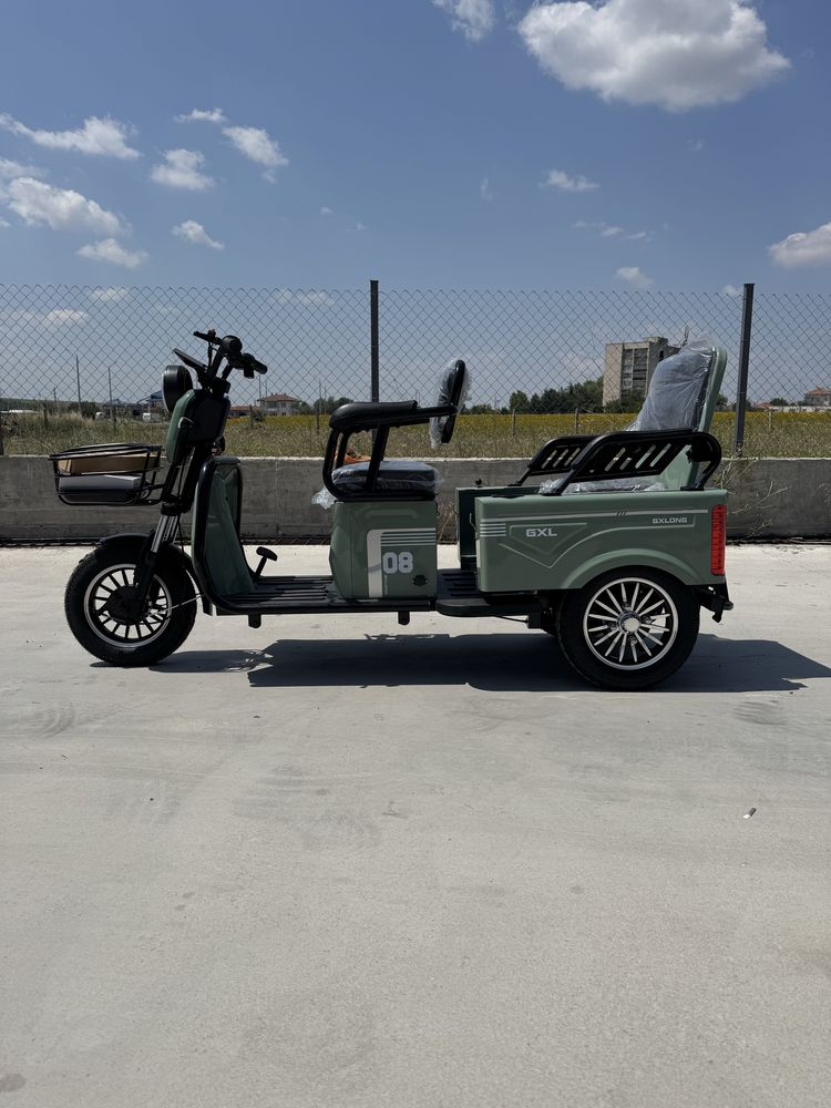 Електрическа карго триколка ЕТ-08 1500W 60V/20AH