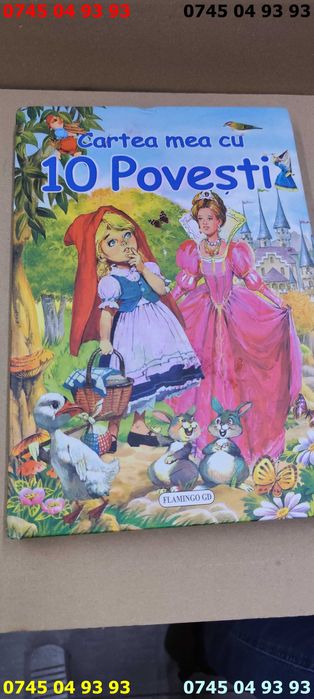 carte carti cartea mea cu 10 povesti cartonata are semne de uzura