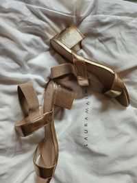 Sandale aurii H&M, mărimea 39