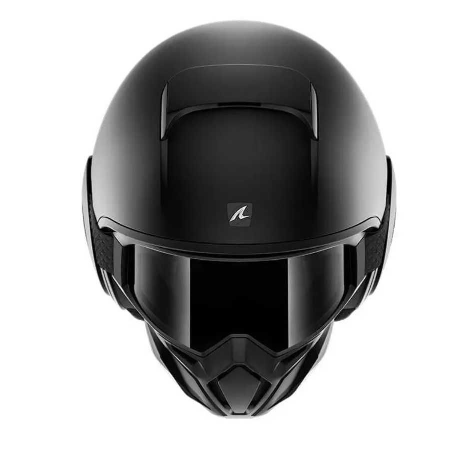 Каска SHARK STREET- drak blank  black mat