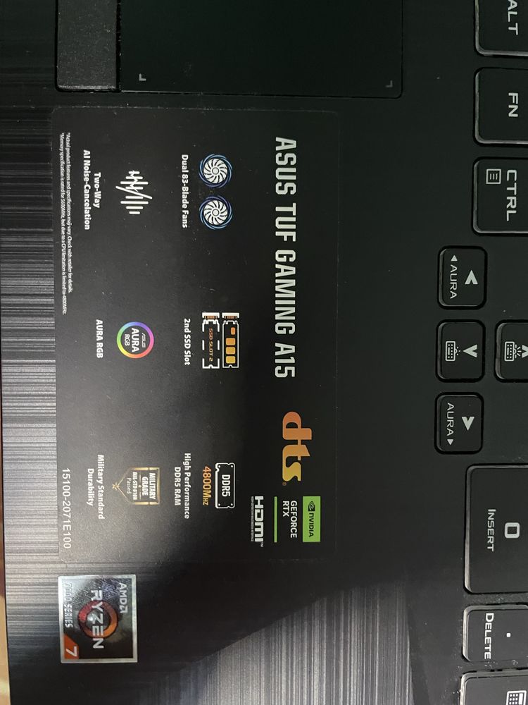 Asus tuf gaming A15