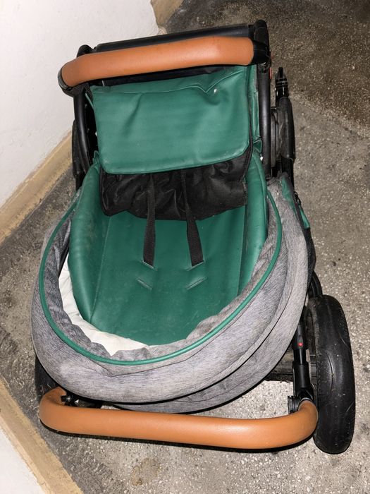Cărucior 3 în 1 Krausman Nexxo Green - in perfectă stare