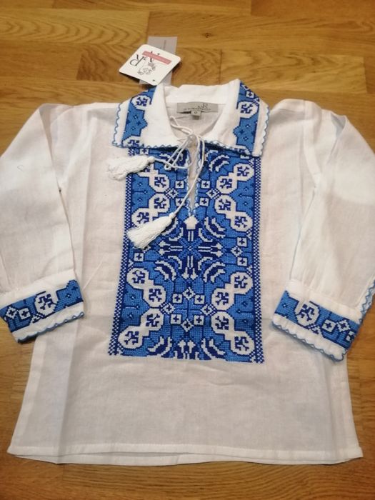 Ie baiat motive tradiționale din bumbac de la 0 la 16 anișori