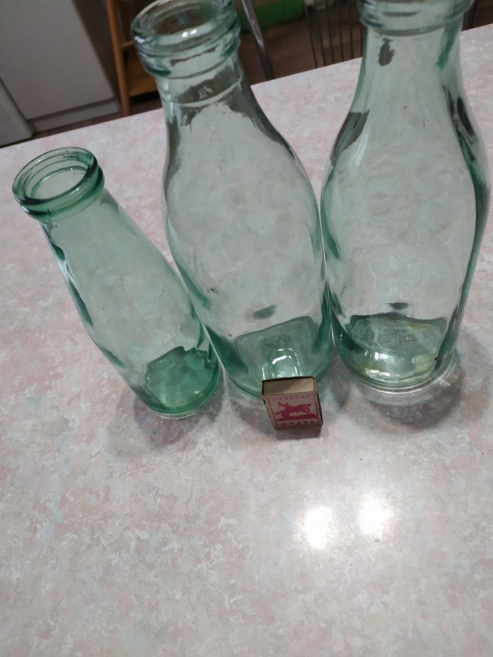Бутылки молочные советских времен