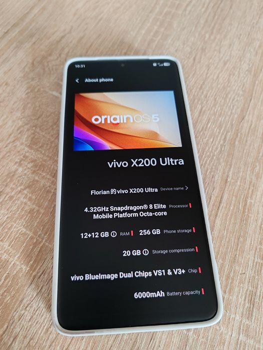 Vivo x200 ultra alb