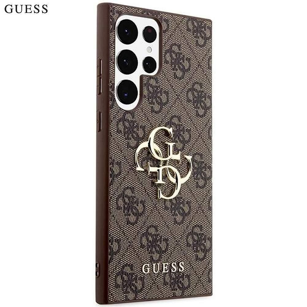 Оригинален кейс guess hardcase 4g за samsung galaxy s24 ultra brown