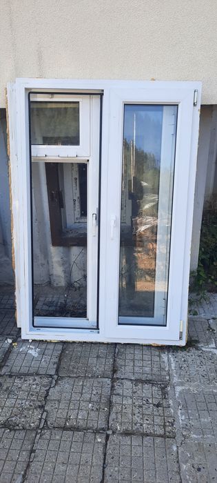 Продавам прозорци 1бр.Ал.и 1бр.ПВЦ. Рамери високи1.5м./1.00м