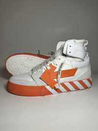 Off-White Vulcanized High-Top “White-Orange” - 39