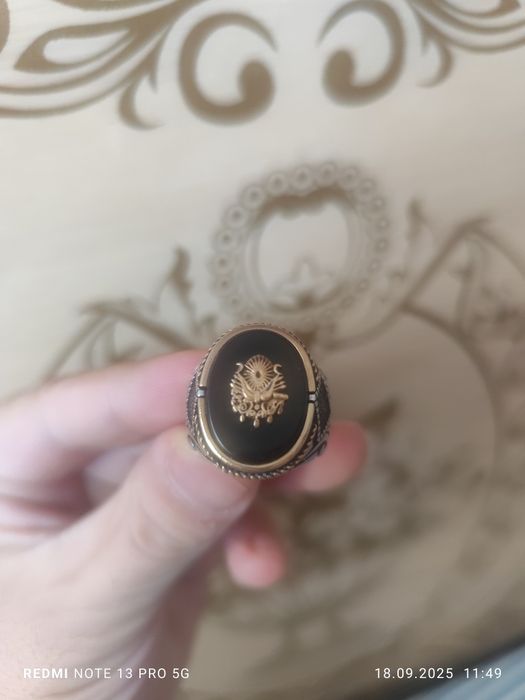 Продам кольцо серебро турецкий
