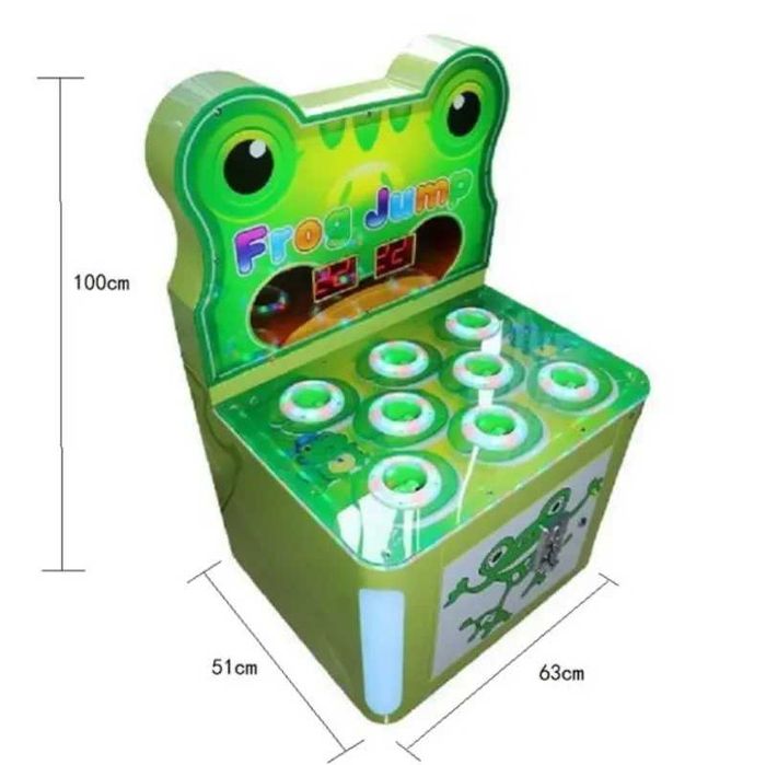 Детска машина Frog Jump с чукове жаби с жетони и монети | NOVA HOLD