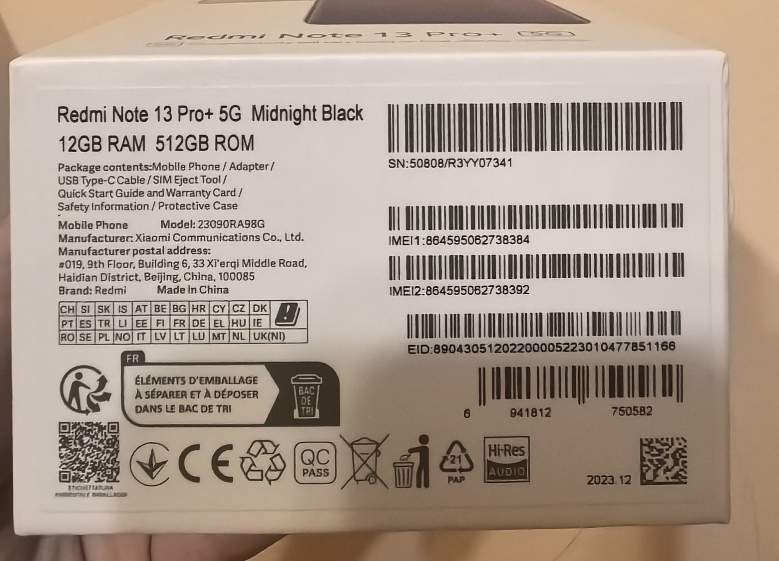 Xiaomi Redmi Note 13 Pro+