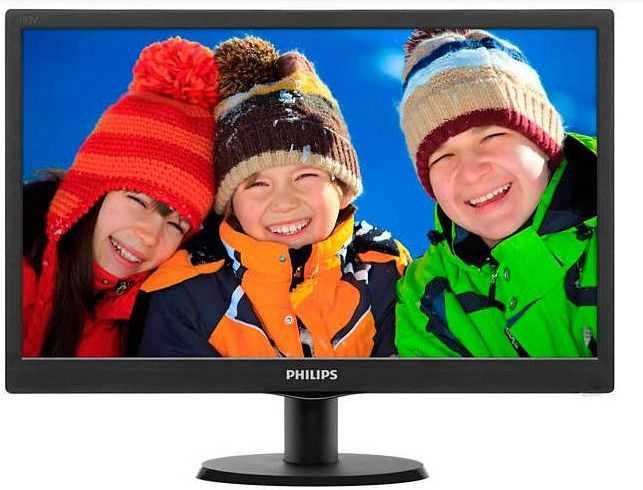Monitor LED Philips 18.5", Wide, Negru