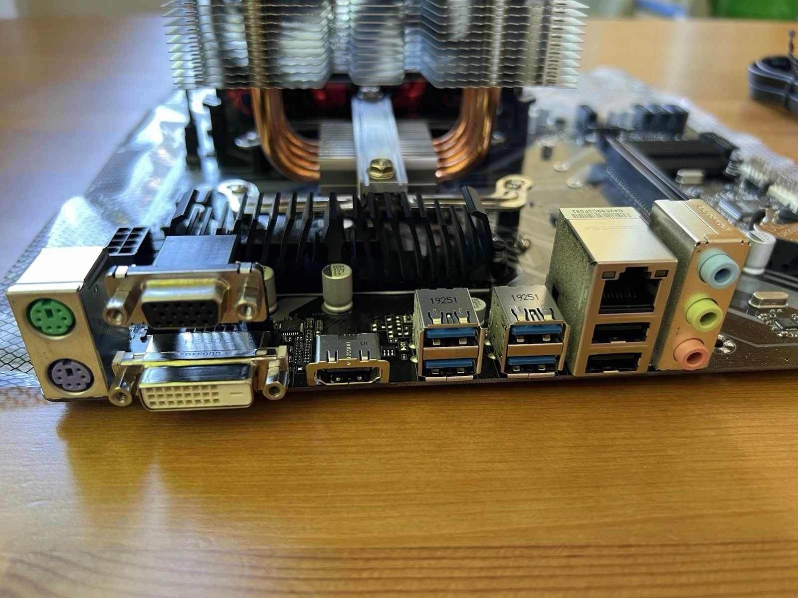 Gigabyte B450M S2H + Ryzen 5 3600 + 16GB RAM + ОХЛАДИТЕЛ