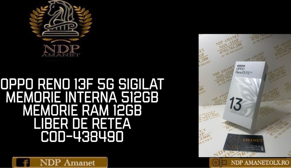 NDP Amanet Braila Oppo Reno 13GF 5G(38490)