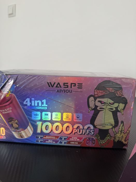 Vape 100,000 puffuri reincarcabil 4 in 1
