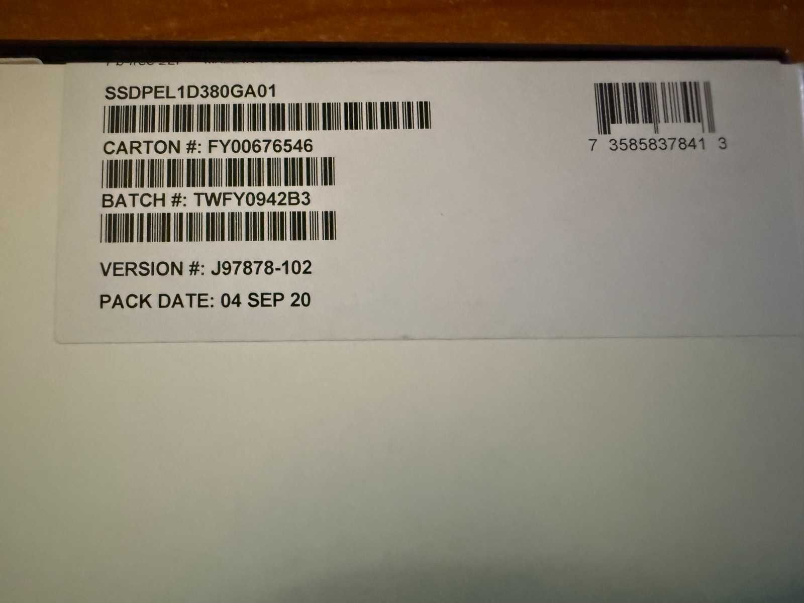 Нов Intel Optane SSD 905P Series 380GB SLC NVME невероятно ускорение
