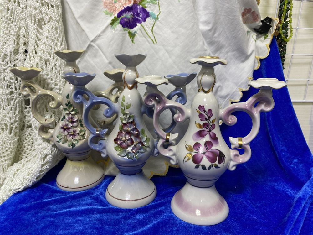 форфор и подсвечники