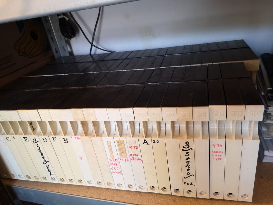 Lot 100 benzi 18 cm magnetofon