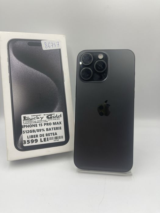 Iphone 15 Pro Max / 512Gb / 89% Bat #49749