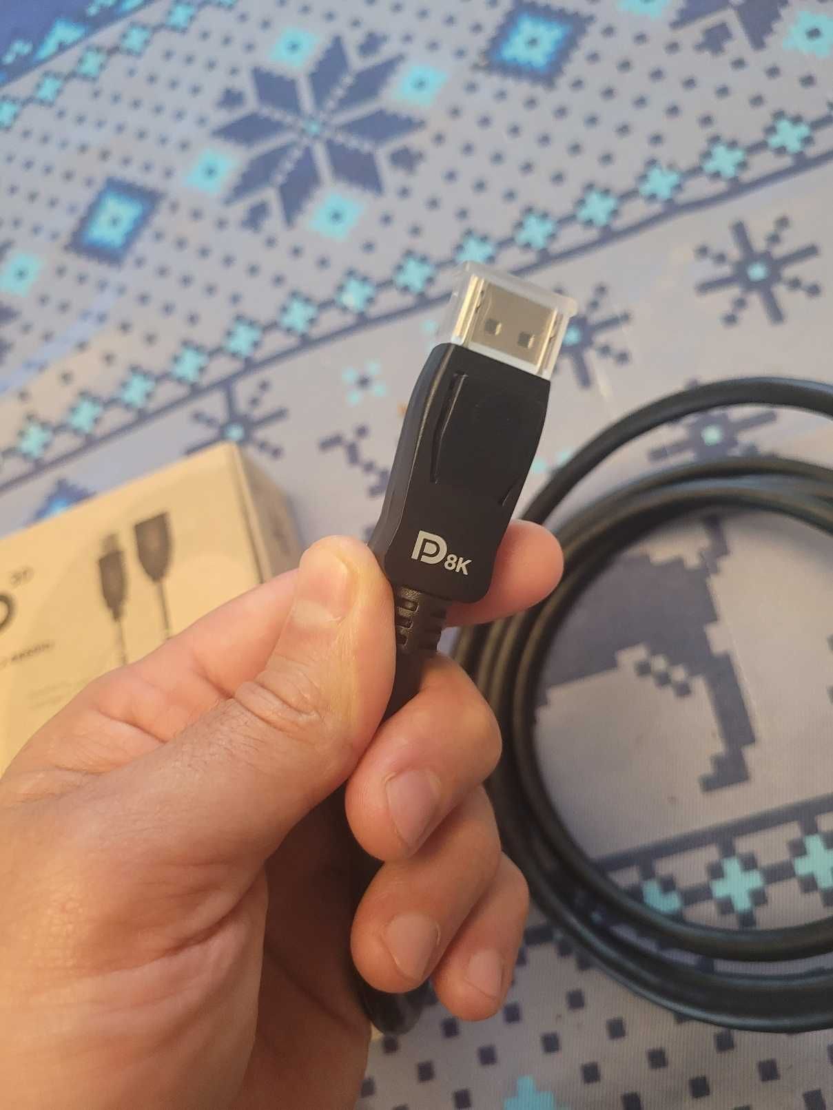 HDMI към DisplayPort адаптер и кабел