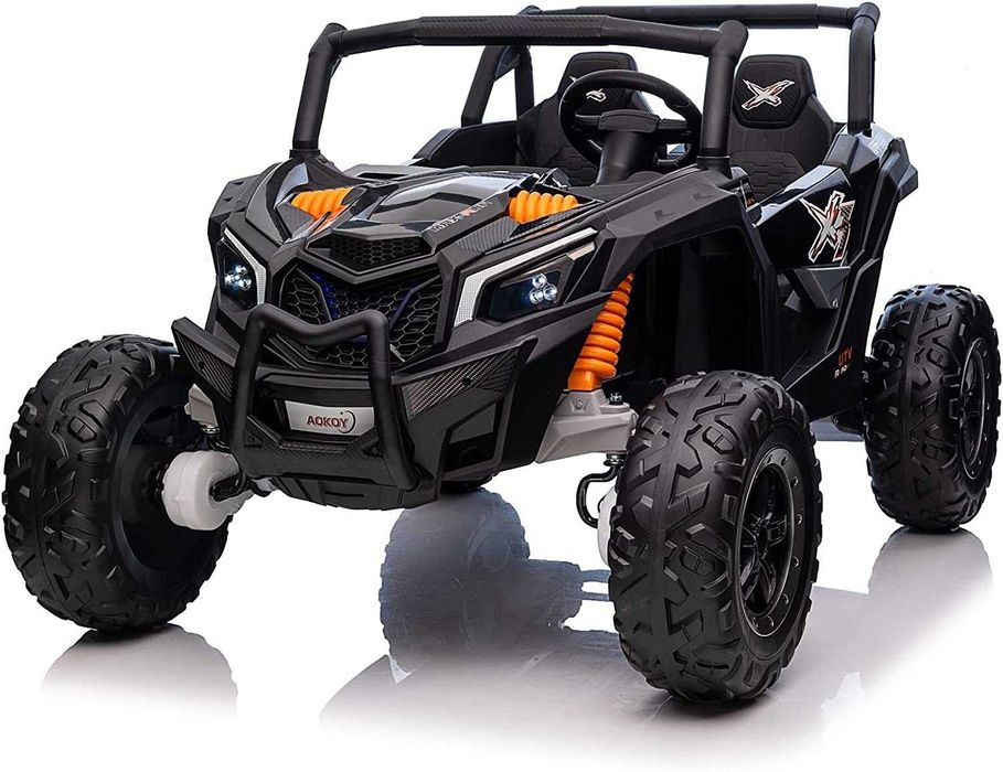 Акумулаторен Двуместен ДЖИП AOKOY 4x4 UTV 24v батерия С ДИСТАНЦИОННО