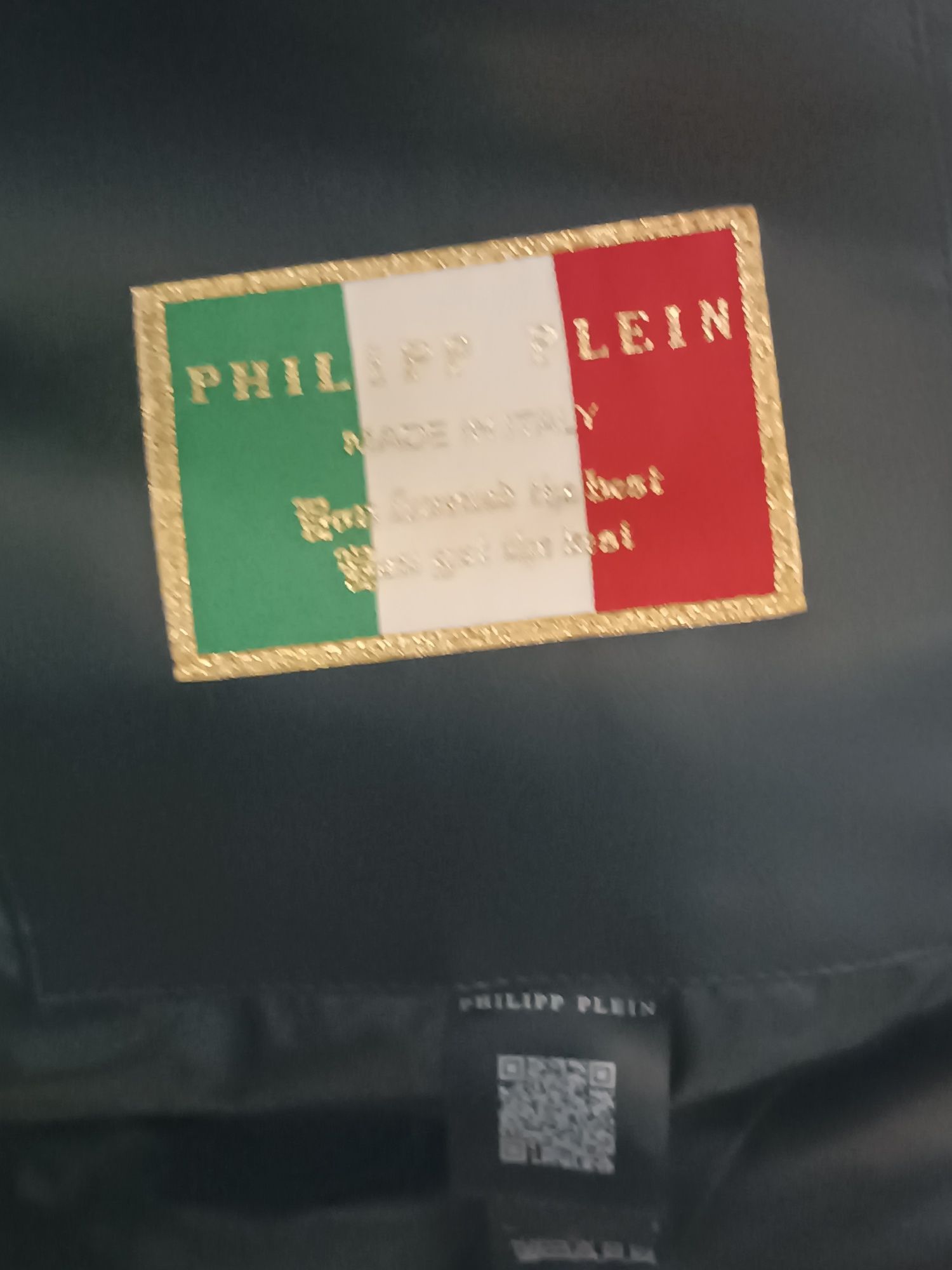 Кожено мъжко яке Philip plein