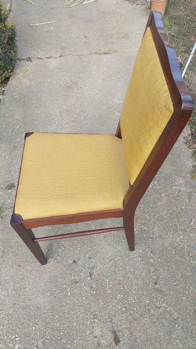 Set 6 scaune lemn masiv tapitate