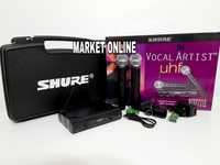 Microfon set wireless Karaoke DJ Shure SM 58 case/valiza Shure