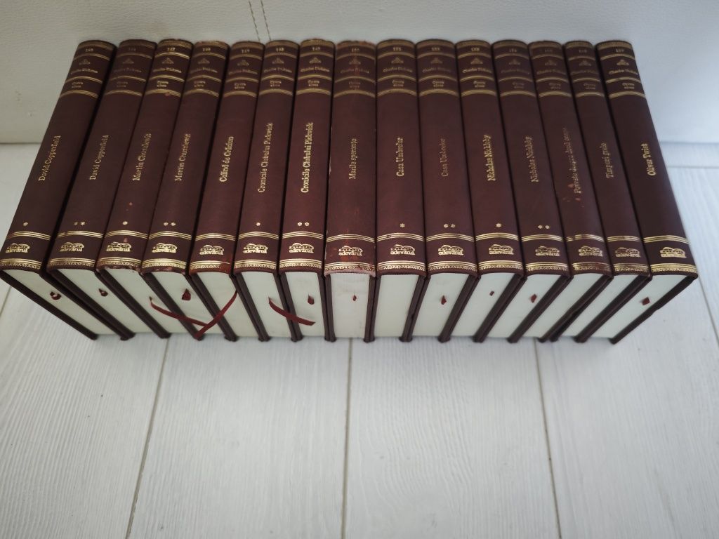 Set Charles Dickens, Opere, Adevărul Lux,Complet,15 vol,Stare Perfecta