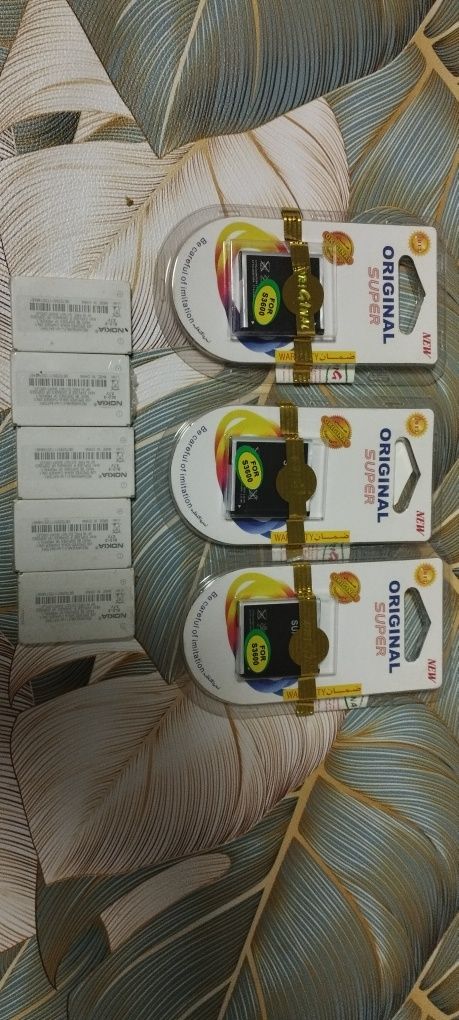 Продаются батареи для nokia 6100 и samsung 3600 новые