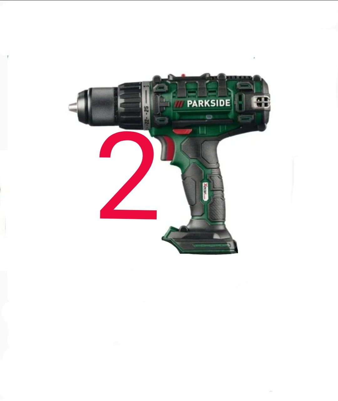 Parkside set filetanta bormasina 45Nm cu bateri 20V 2A incarcator 2,4A