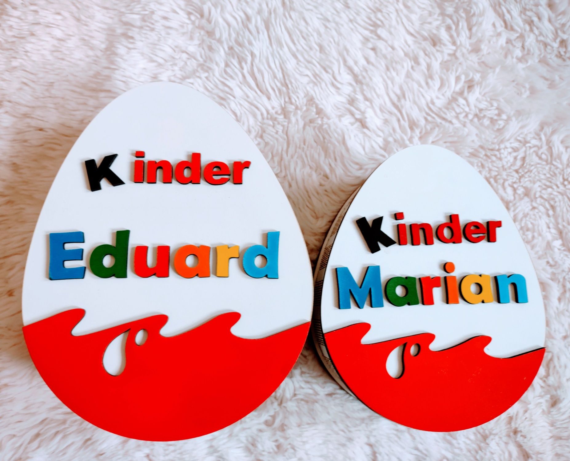 Cutii Kinder personalizate cu nume