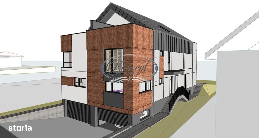 Duplex spatios cu curte generoasa si garaj, cartier Europa