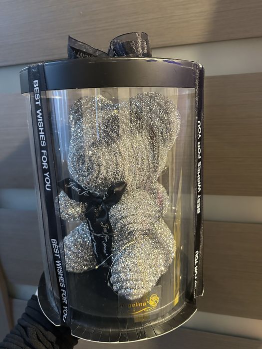 Ursuleț decorativ din pietre de cristal