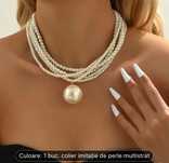 Vand colier perle elegant
