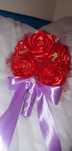 Buchet evenimente din satin. Handmade