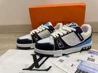 Adidasi Louis Vuitton Trainer Sneaker LV BlueWhite Nou-Full Box