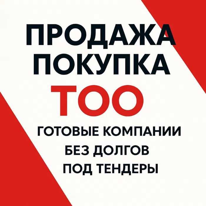 Продам готовое ТОО. Без долгов. Без НДС. Все документы проверены