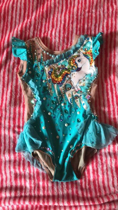 Трико за художествена гимнастика, деца. Размер 122 см.