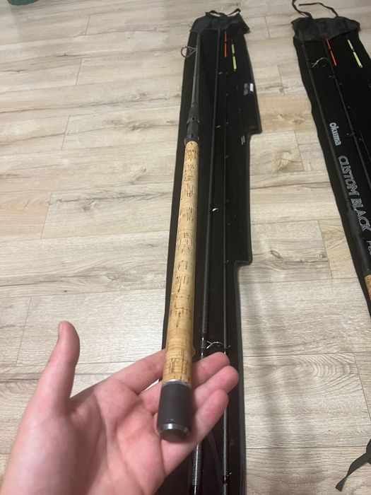 Lanseta Okuma Custom Black Feeder XH, 4.20m, 150g, 3+3buc