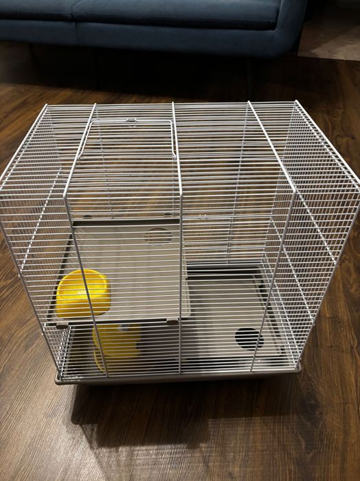 Cușcă hamster cu tuburi si roata