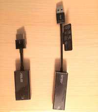 Adaptor HDMI - VGA  și  USB - RETEA asus