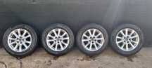 Set jante  originale MAZDA CX-5 + anvelope Iarna 225/65/ R17 Michelin